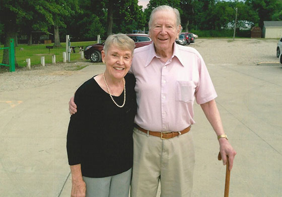 Ms. Ann Nicholas and Dr. Irving J. Pflug